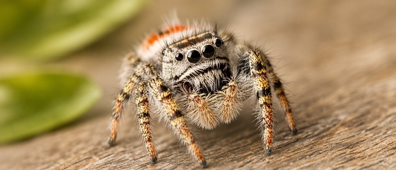 Ember the jumping spider