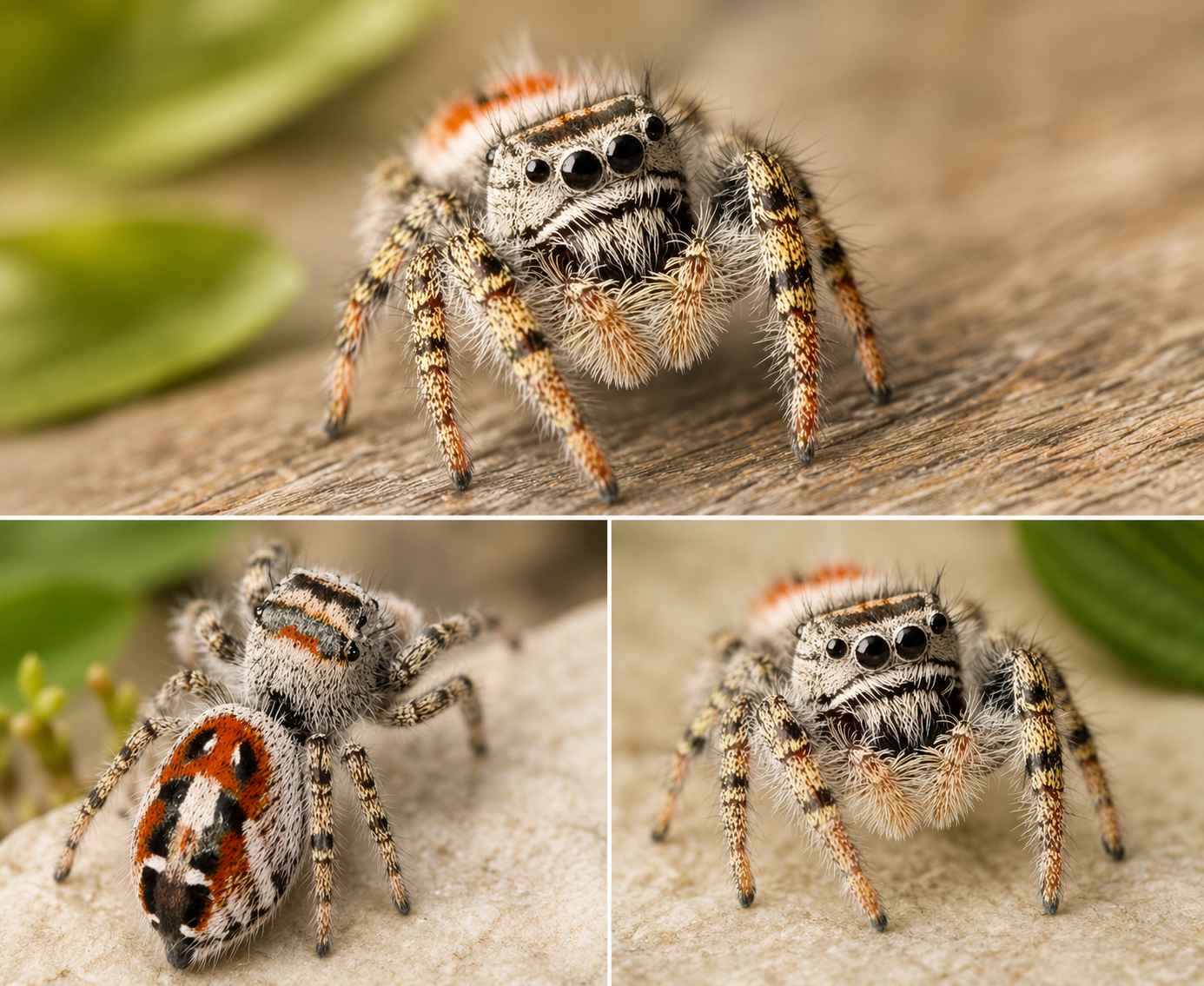 Ember jumping spider